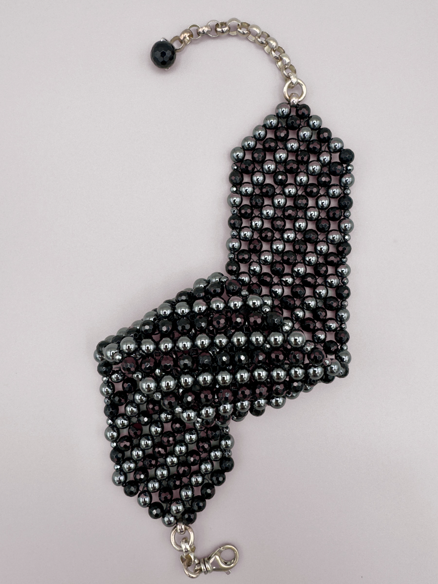SAHARA S6 Choker in Black Onyx + Hematite
