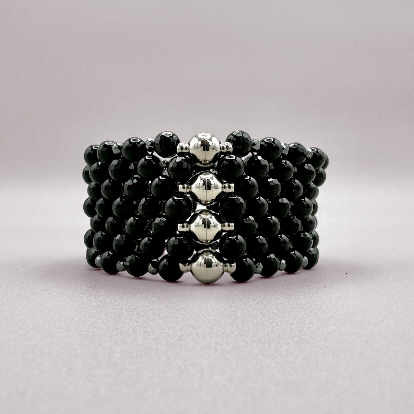 SAHARA S4 Bracelet in Pure Black Onyx