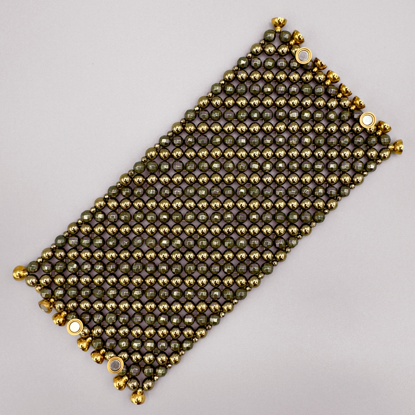 SAHARA S10 Bracelet in Pyrite + Gold