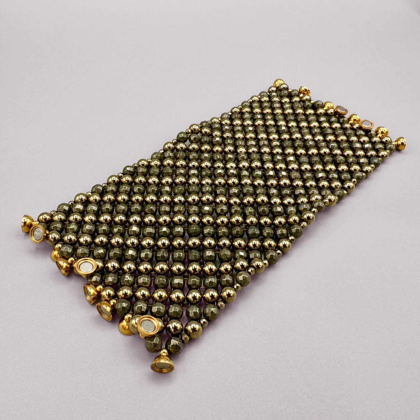 SAHARA S10 Bracelet in Pyrite + Gold