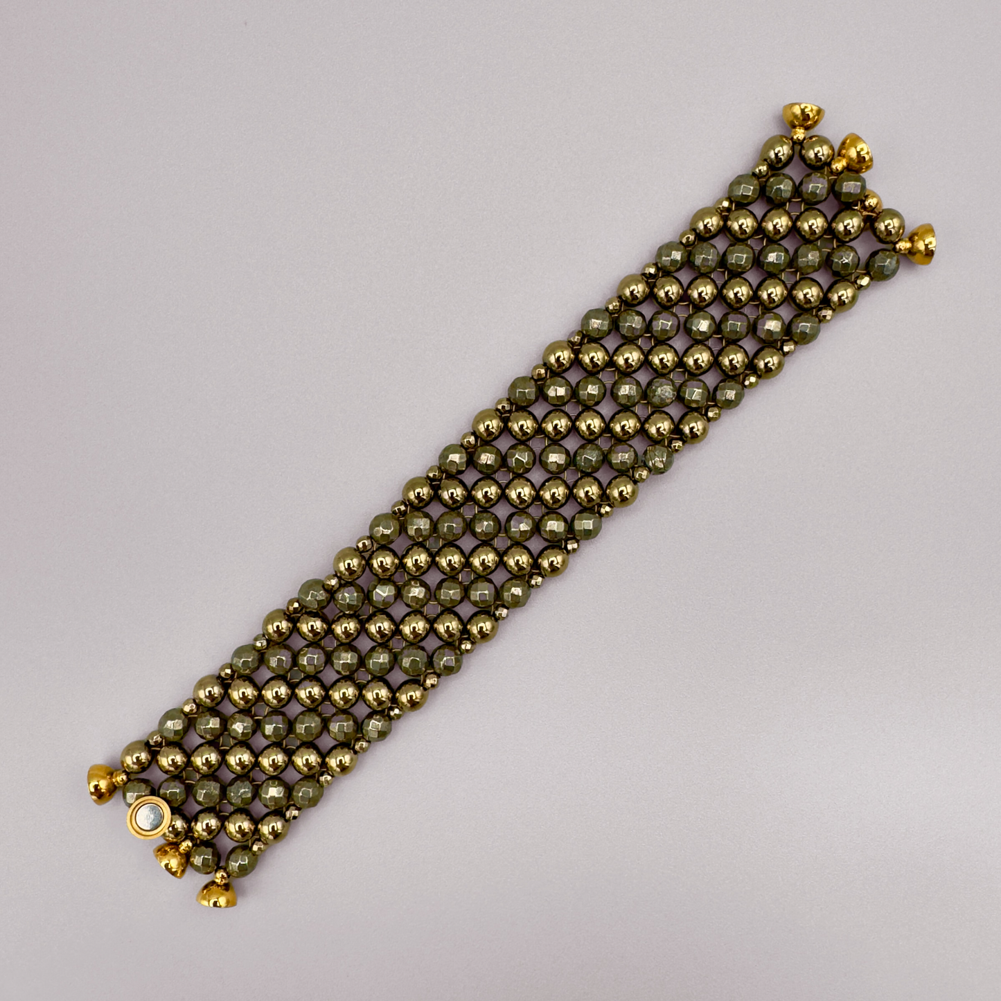SAHARA S4 Bracelet Pyrite + Gold