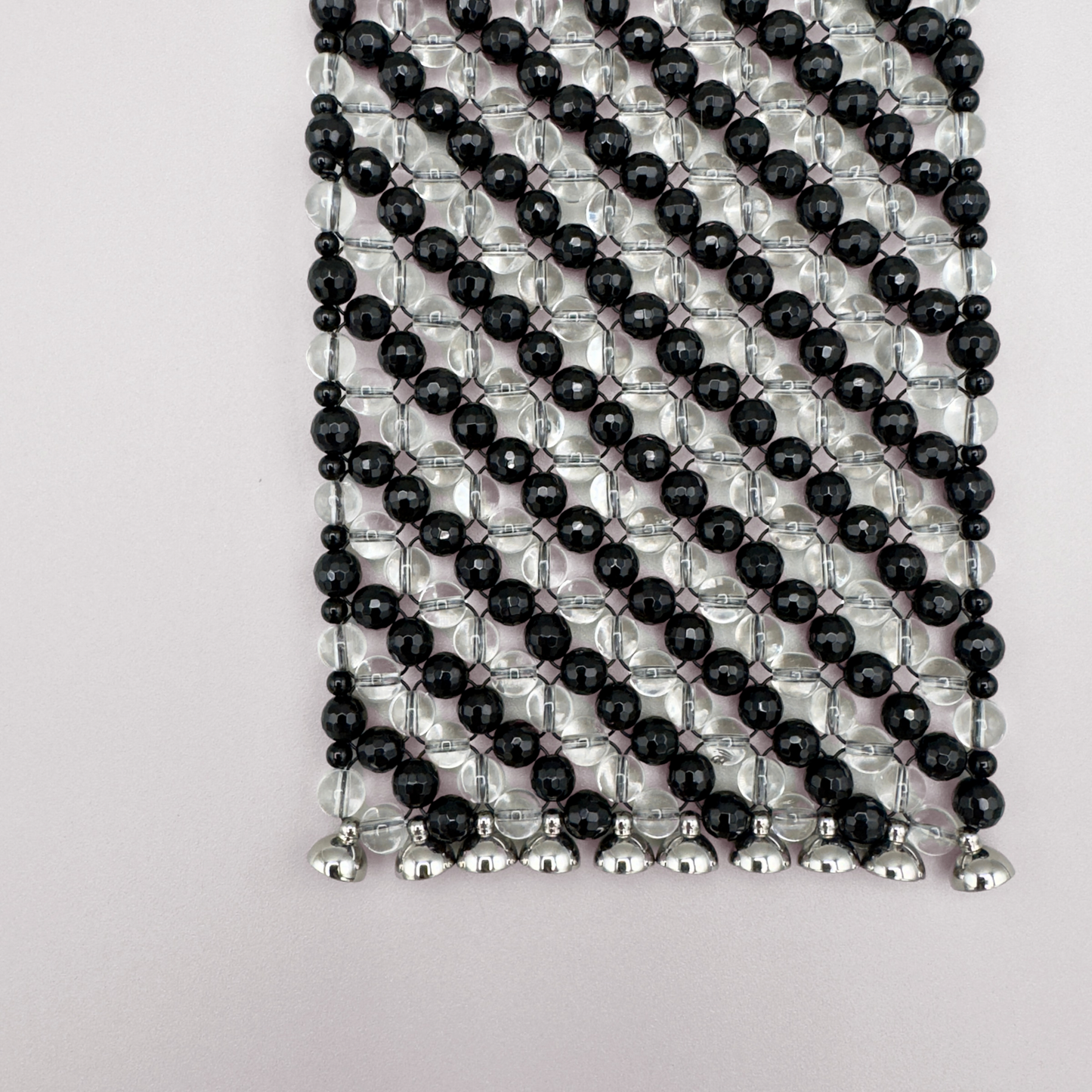SAHARA S10 Bracelet in Black Onyx + Clear Quartz