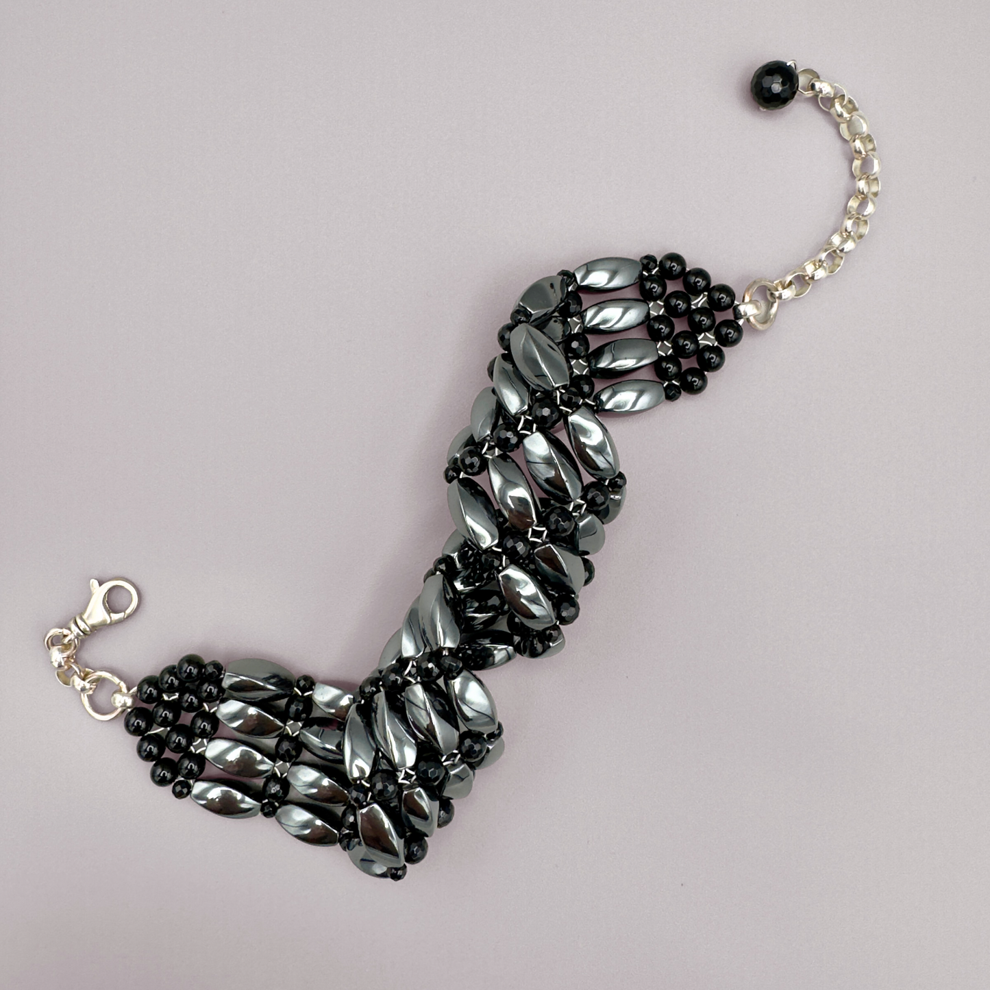 Hematite + Black Onyx Choker