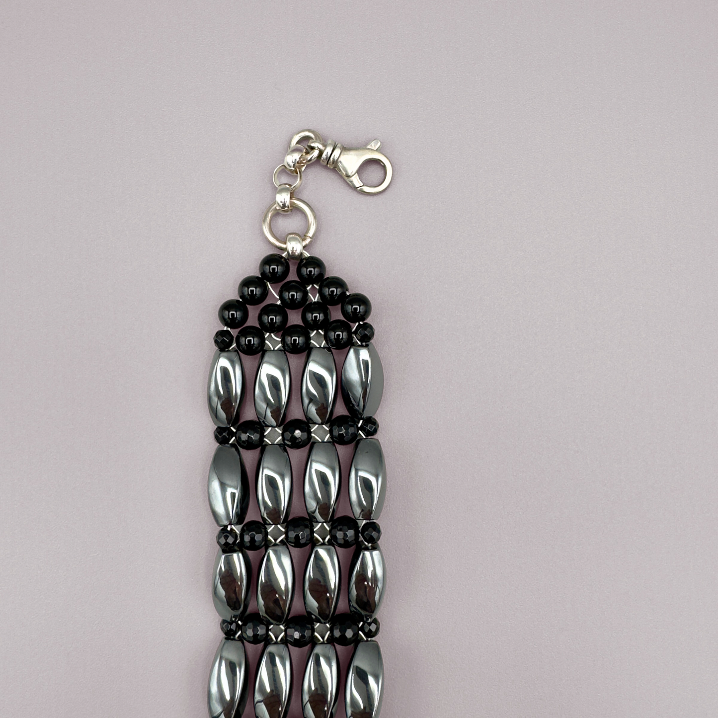 Hematite + Black Onyx Choker