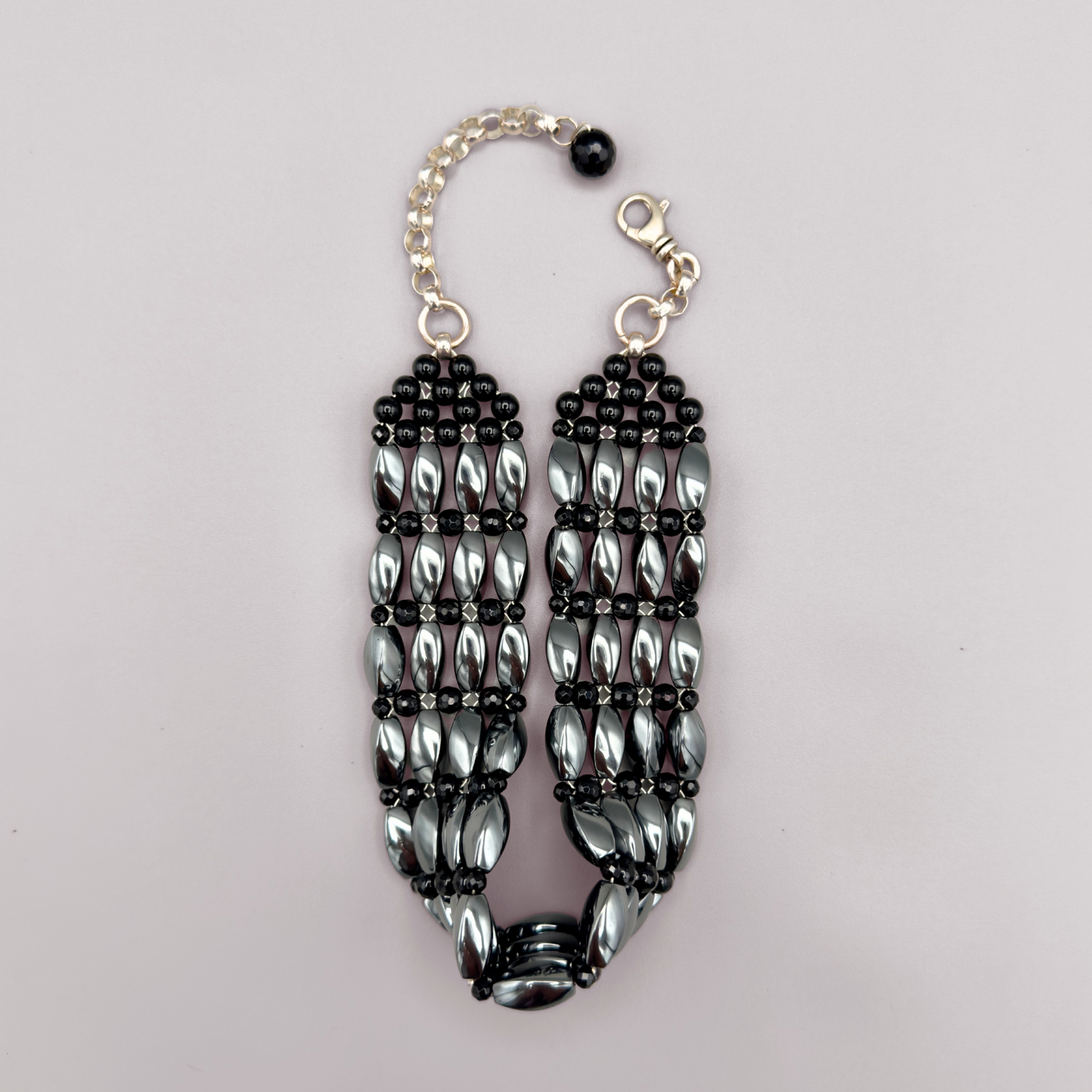 Hematite + Black Onyx Choker