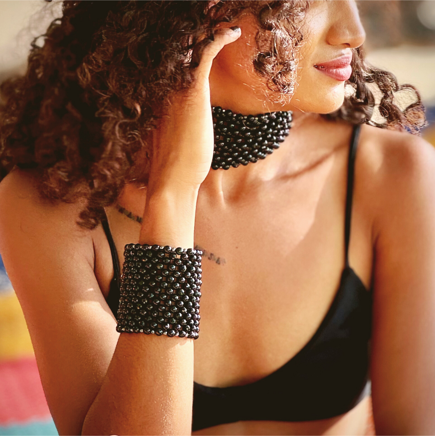 SAHARA S8 Bracelet in Pure Black Onyx