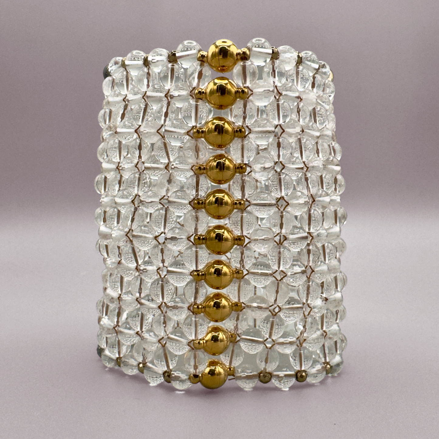 SAHARA S10 Bracelet in pure Clear Quartz