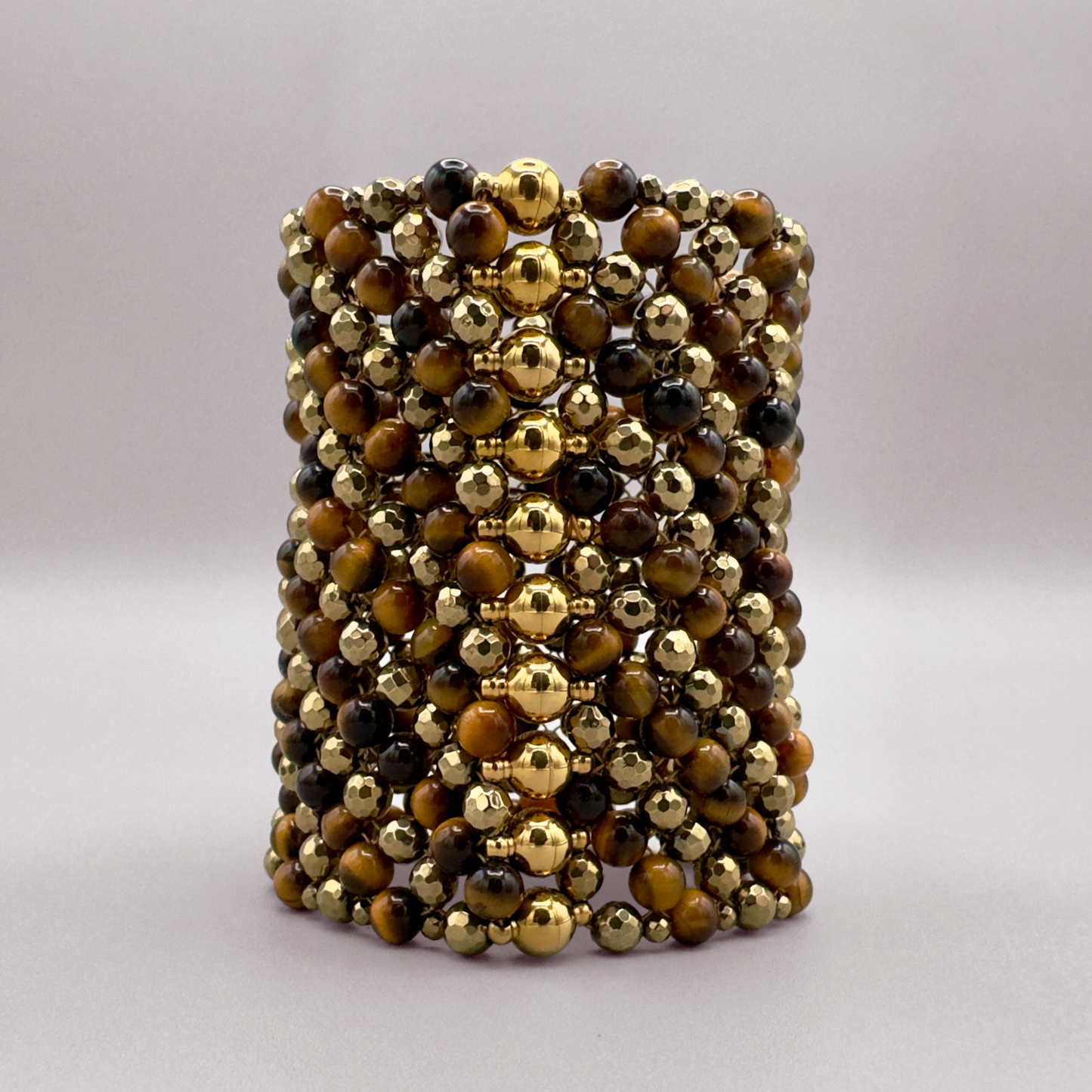 SAHARA S10 Bracelet in Tiger's Eye + Gold