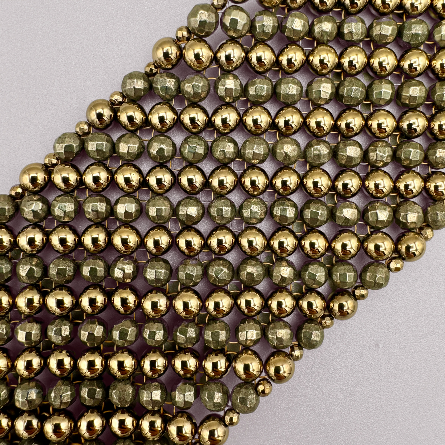 SAHARA S8 Bracelet in Pyrite + Gold