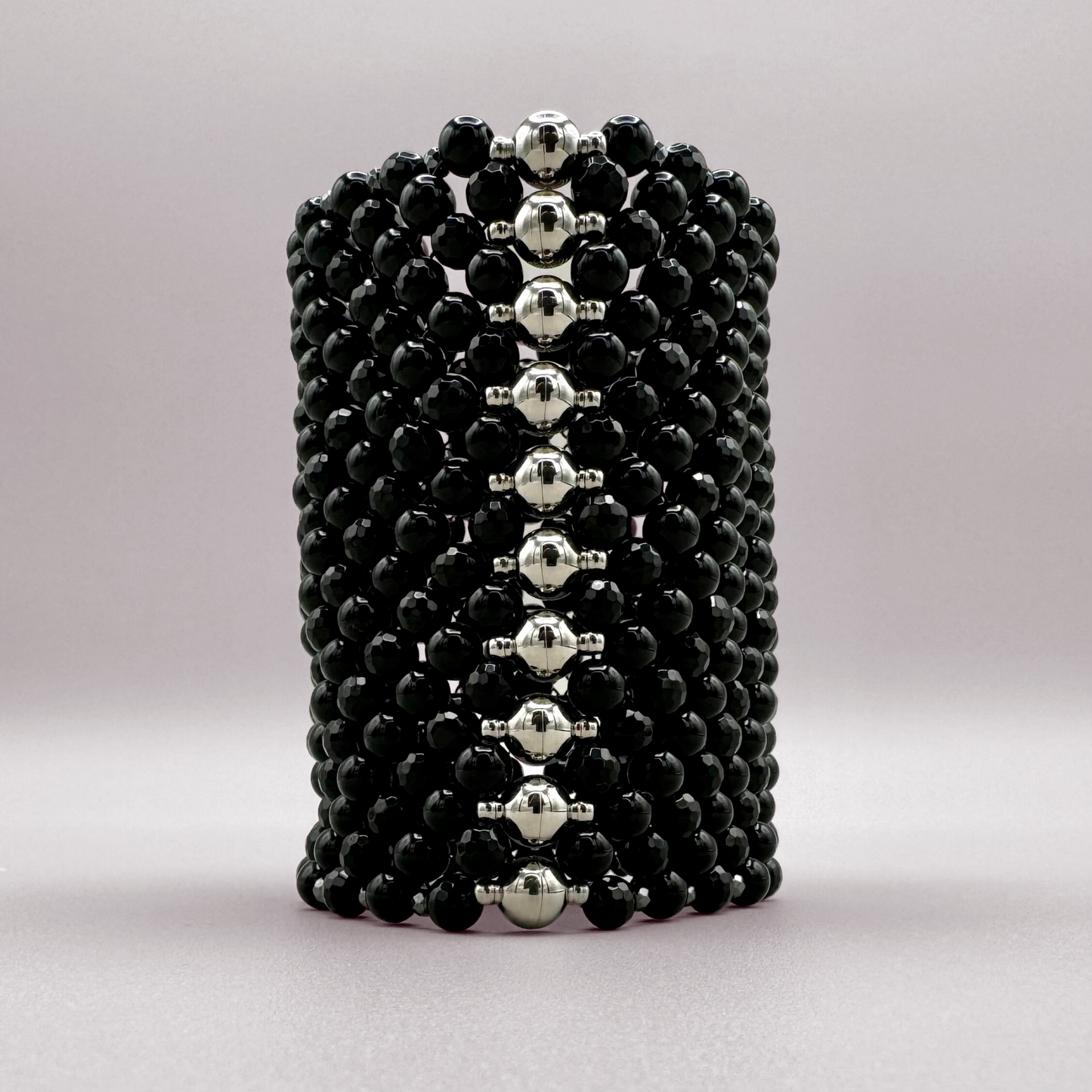 SAHARA S8 Bracelet in Pure Black Onyx