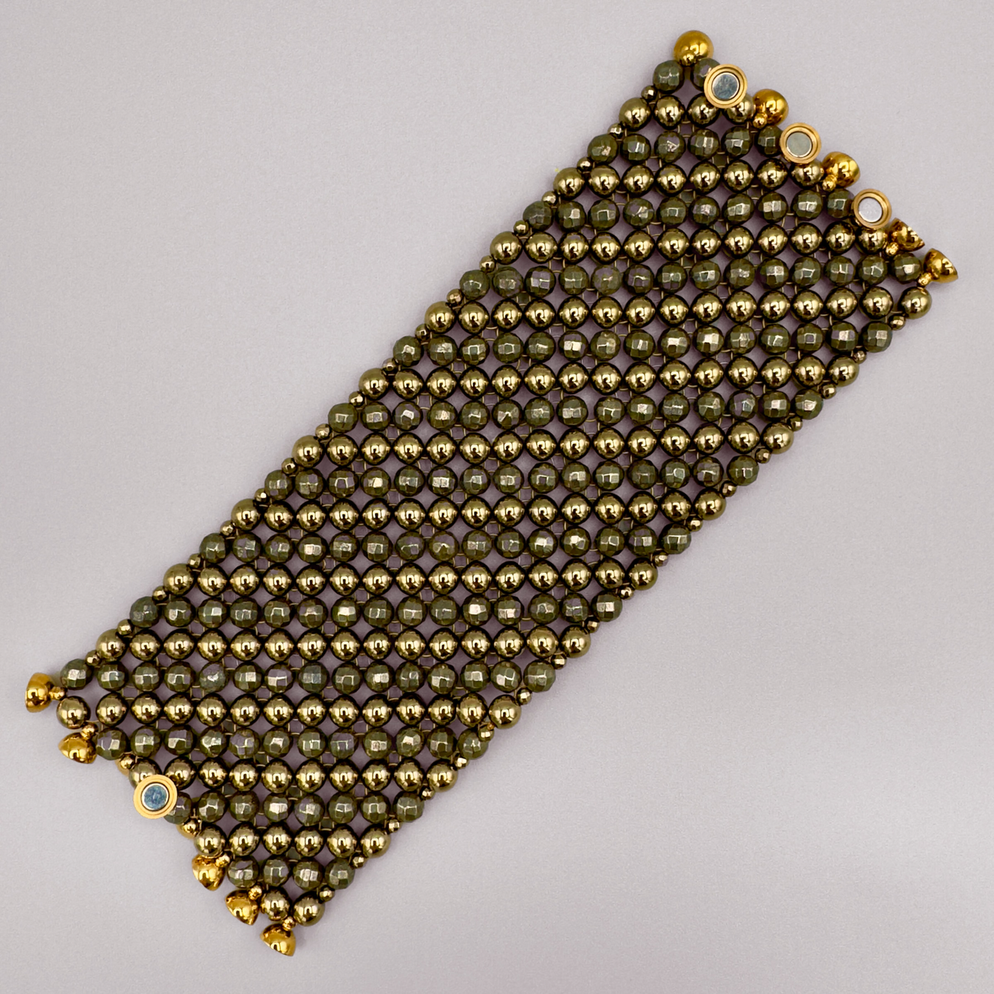 SAHARA S8 Bracelet in Pyrite + Gold