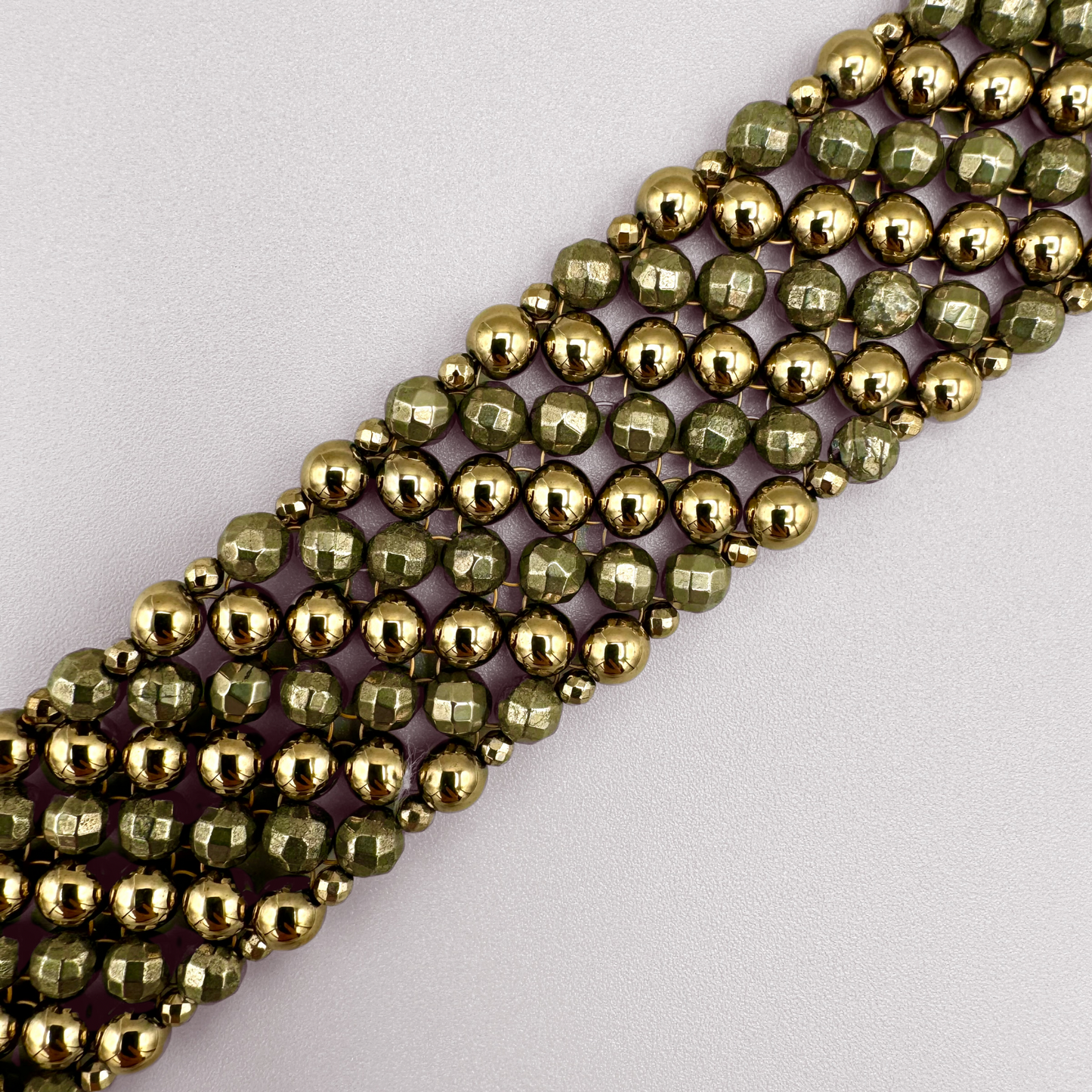 SAHARA S4 Bracelet Pyrite + Gold