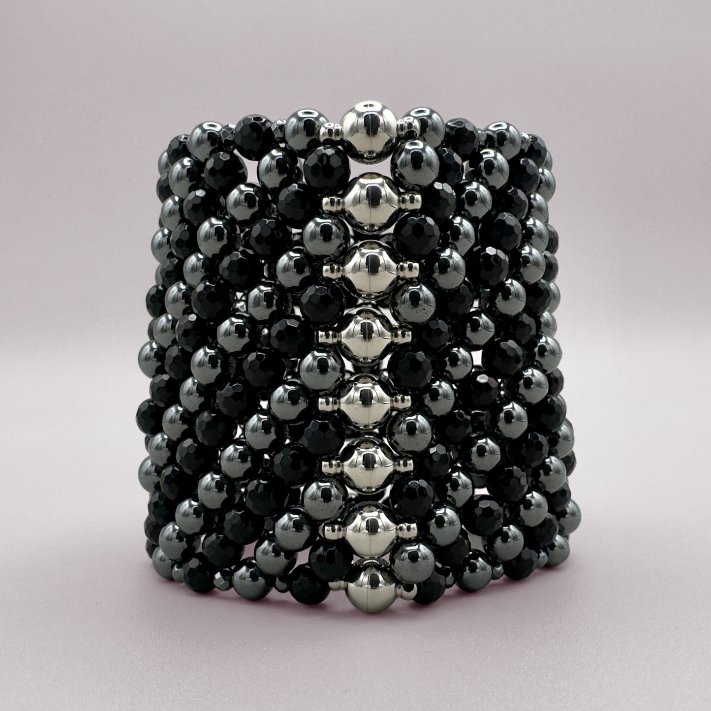 SAHARA S8 Bracelet in Black Onyx + Hematite