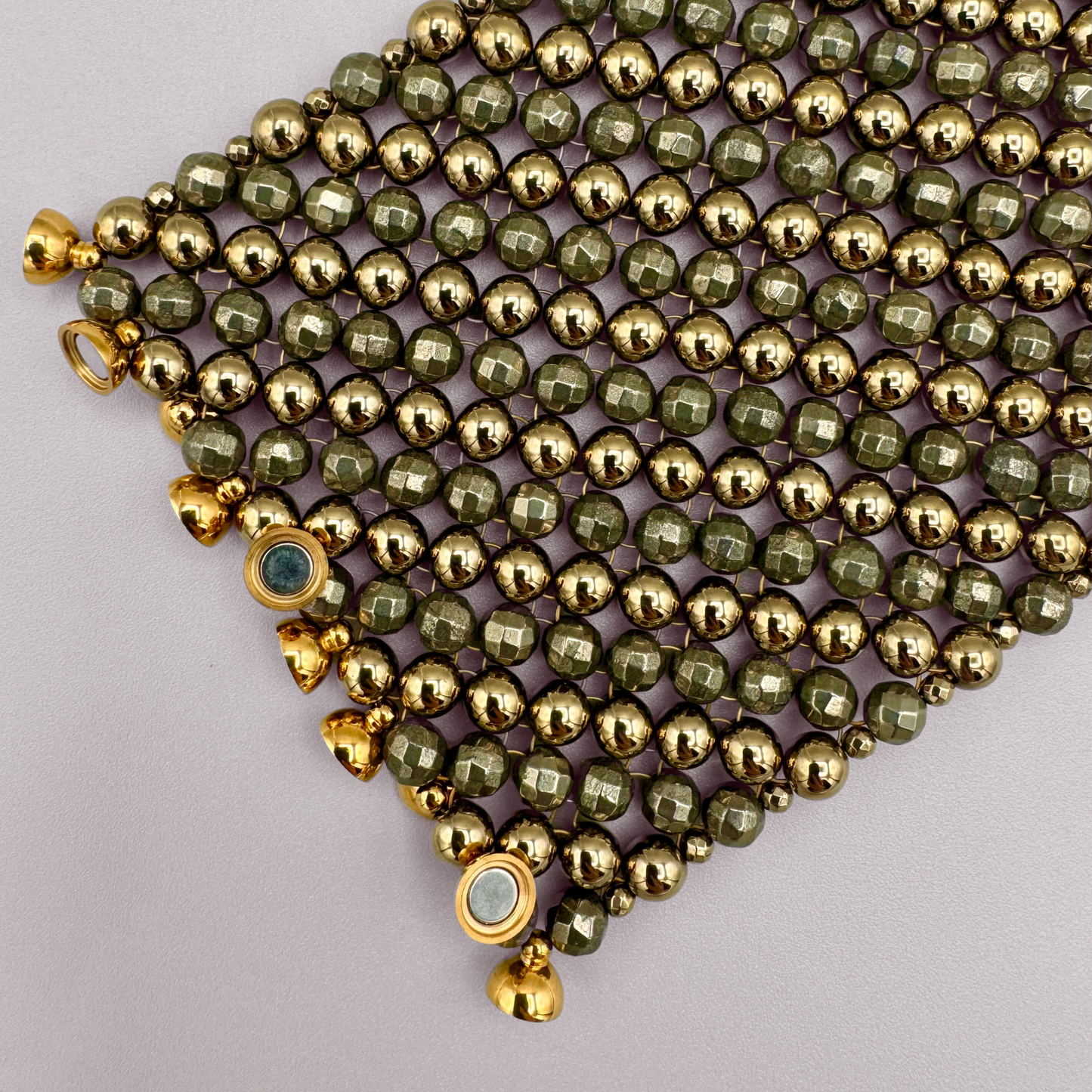 SAHARA S10 Bracelet in Pyrite + Gold