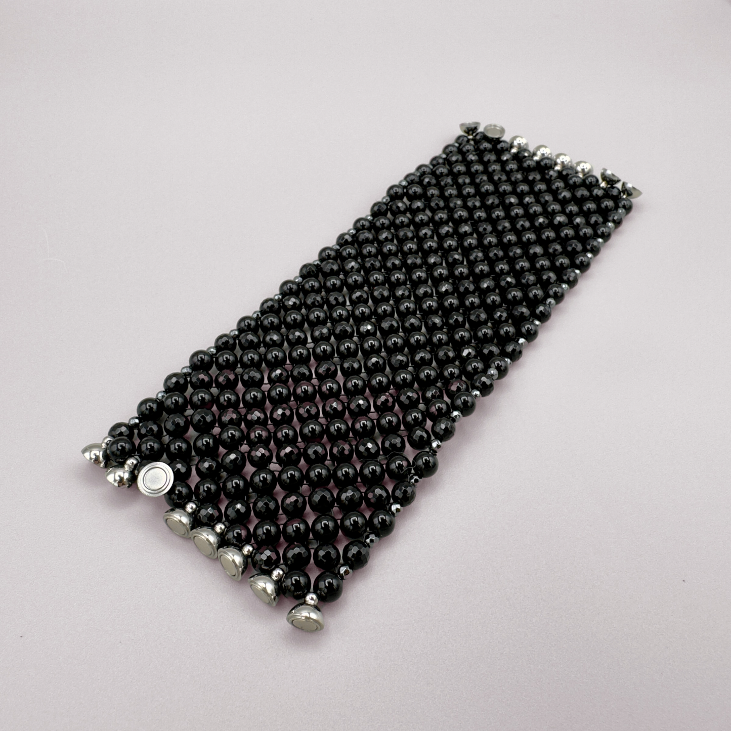 SAHARA S8 Bracelet in Pure Black Onyx