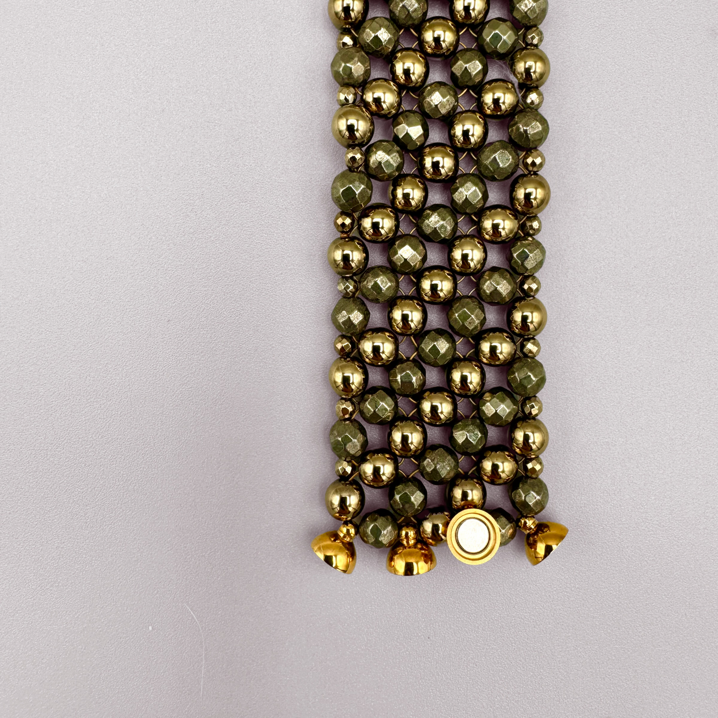 SAHARA S4 Bracelet Pyrite + Gold