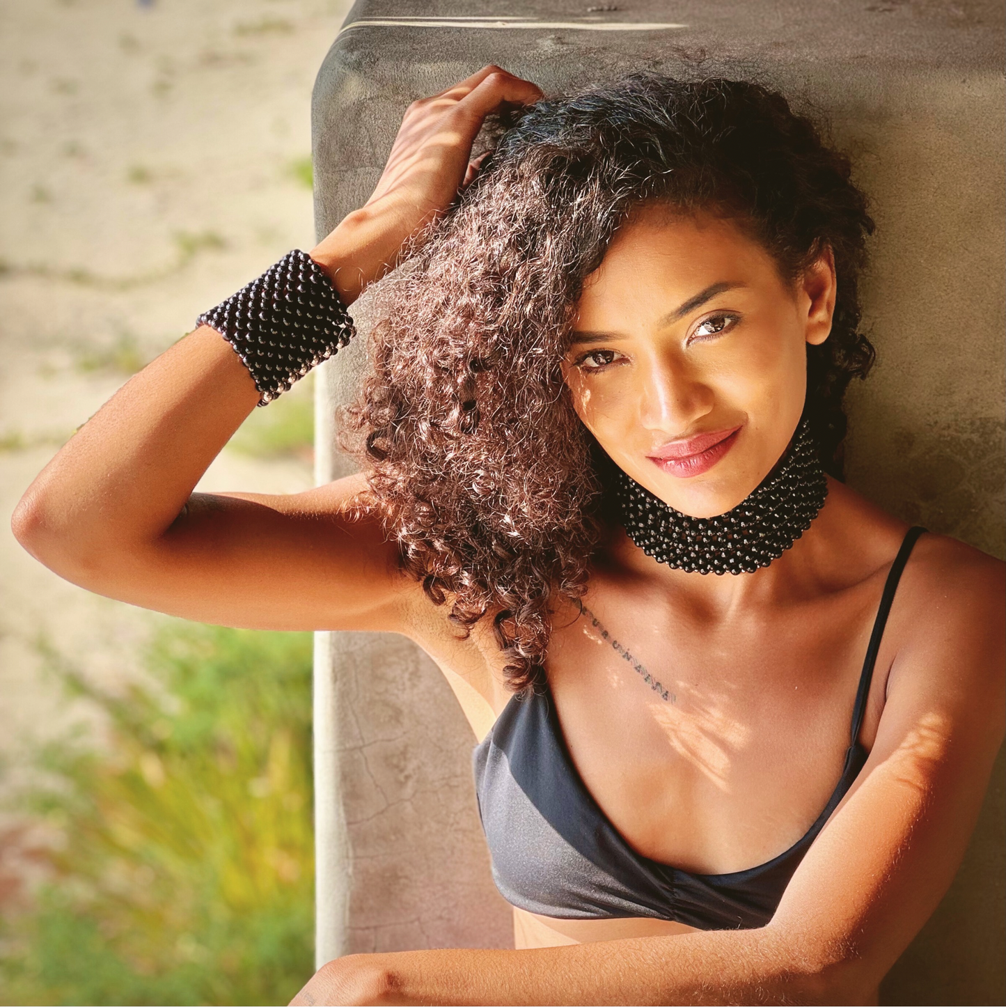 SAHARA S8 Bracelet in Pure Black Onyx