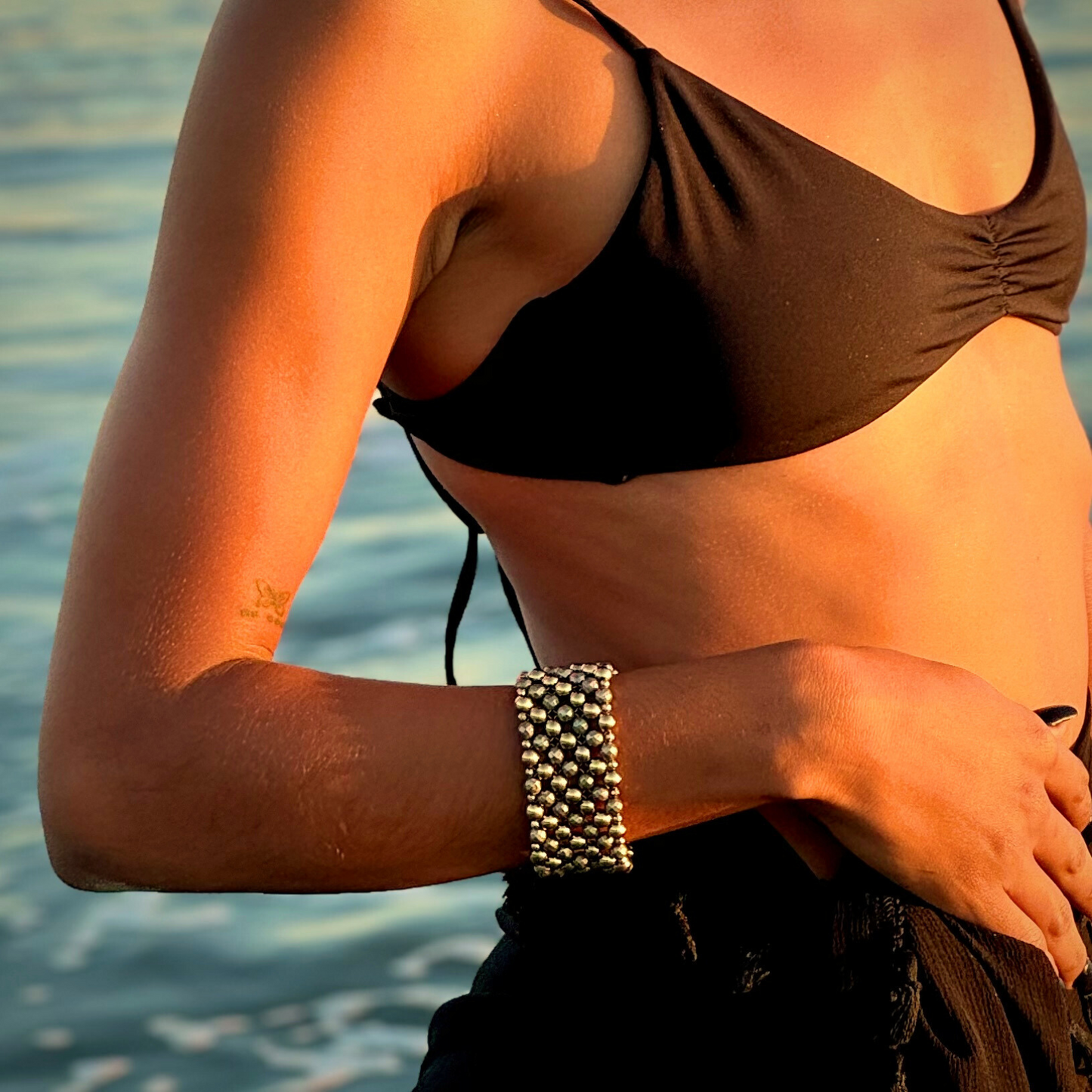 SAHARA S4 Bracelet Pyrite + Gold
