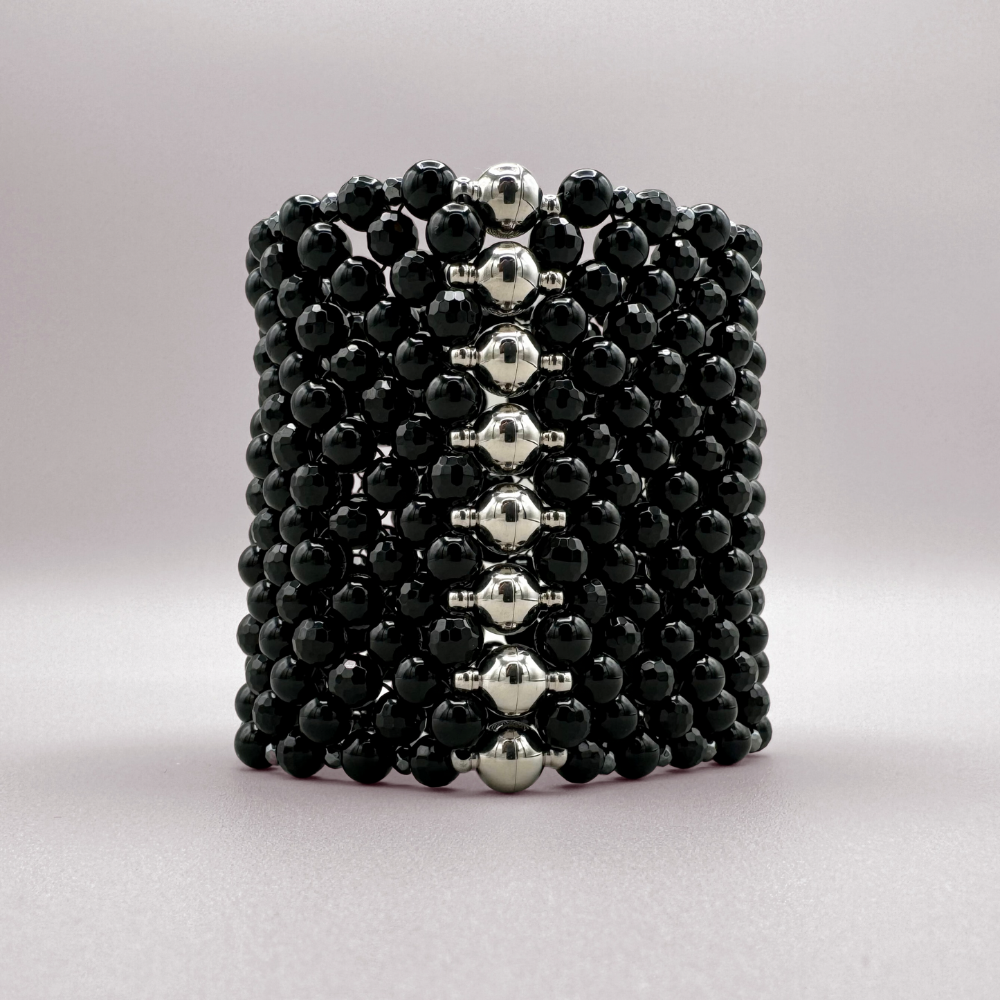 SAHARA S8 Bracelet in Pure Black Onyx