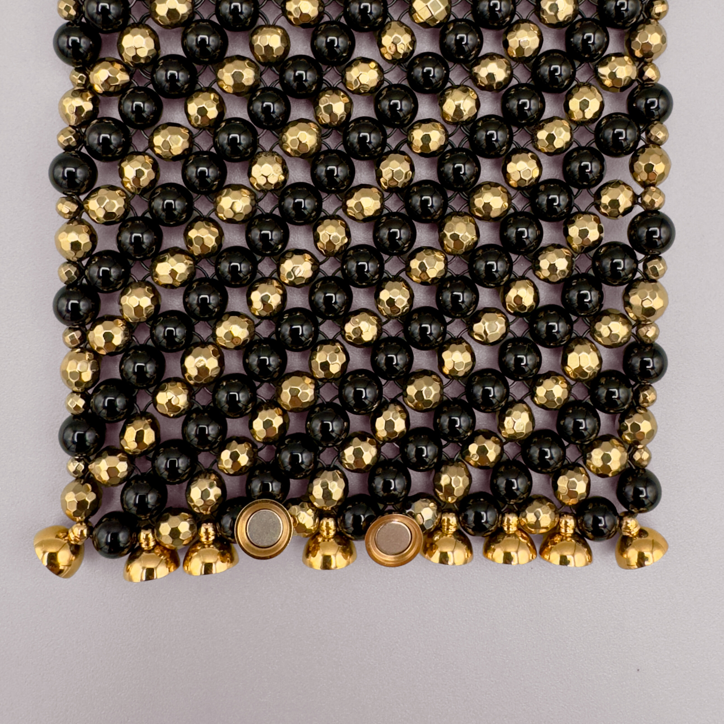 SAHARA S8 Bracelet in Black Onyx + Gold