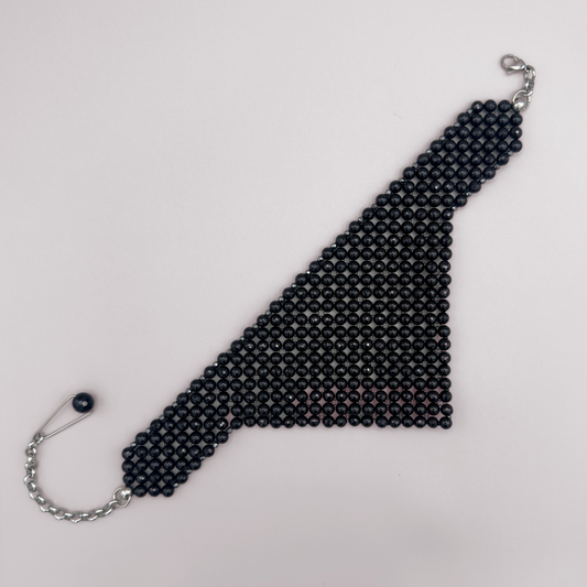 SAHARA S12 Choker in Pure Black Onyx