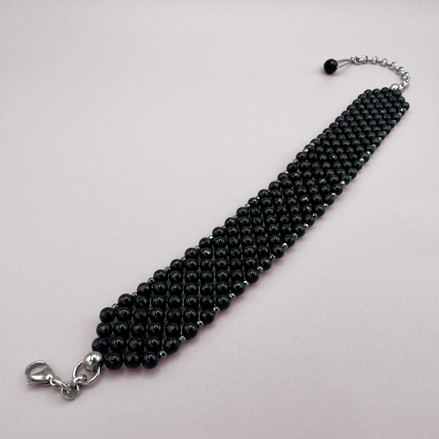 SAHARA S4 Choker in Pure Black Onyx