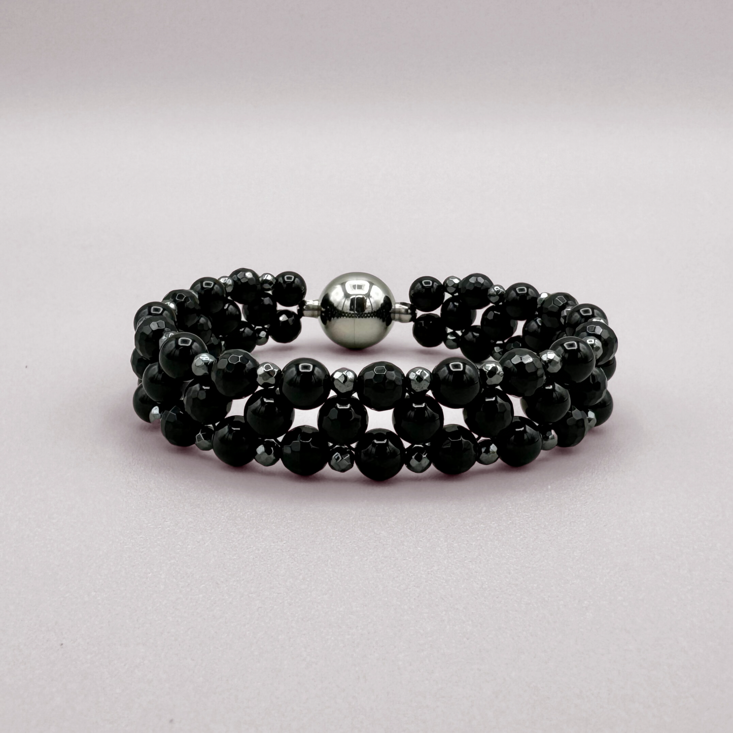 SAHARA S2 Bracelet in Pure Black Onyx