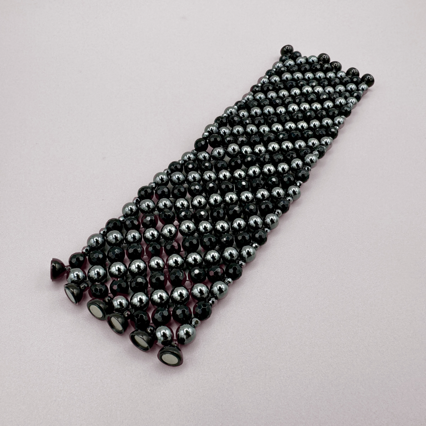 SAHARA S6 Bracelet in Black Onyx + Hematite