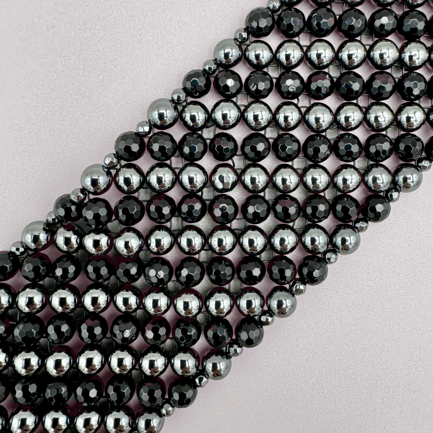 SAHARA S6 Bracelet in Black Onyx + Hematite