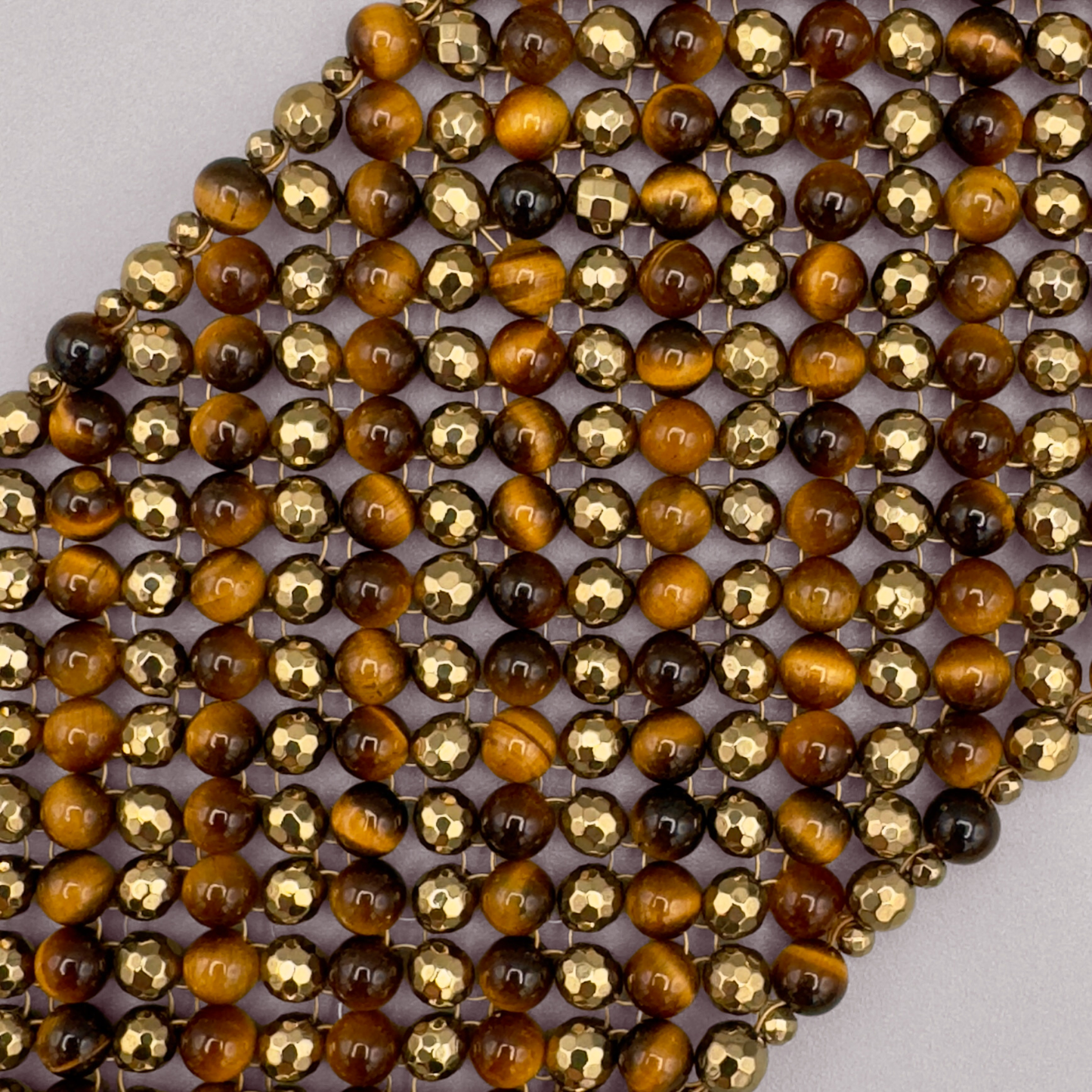 SAHARA S8 Bracelet in Tiger's Eye + Gold