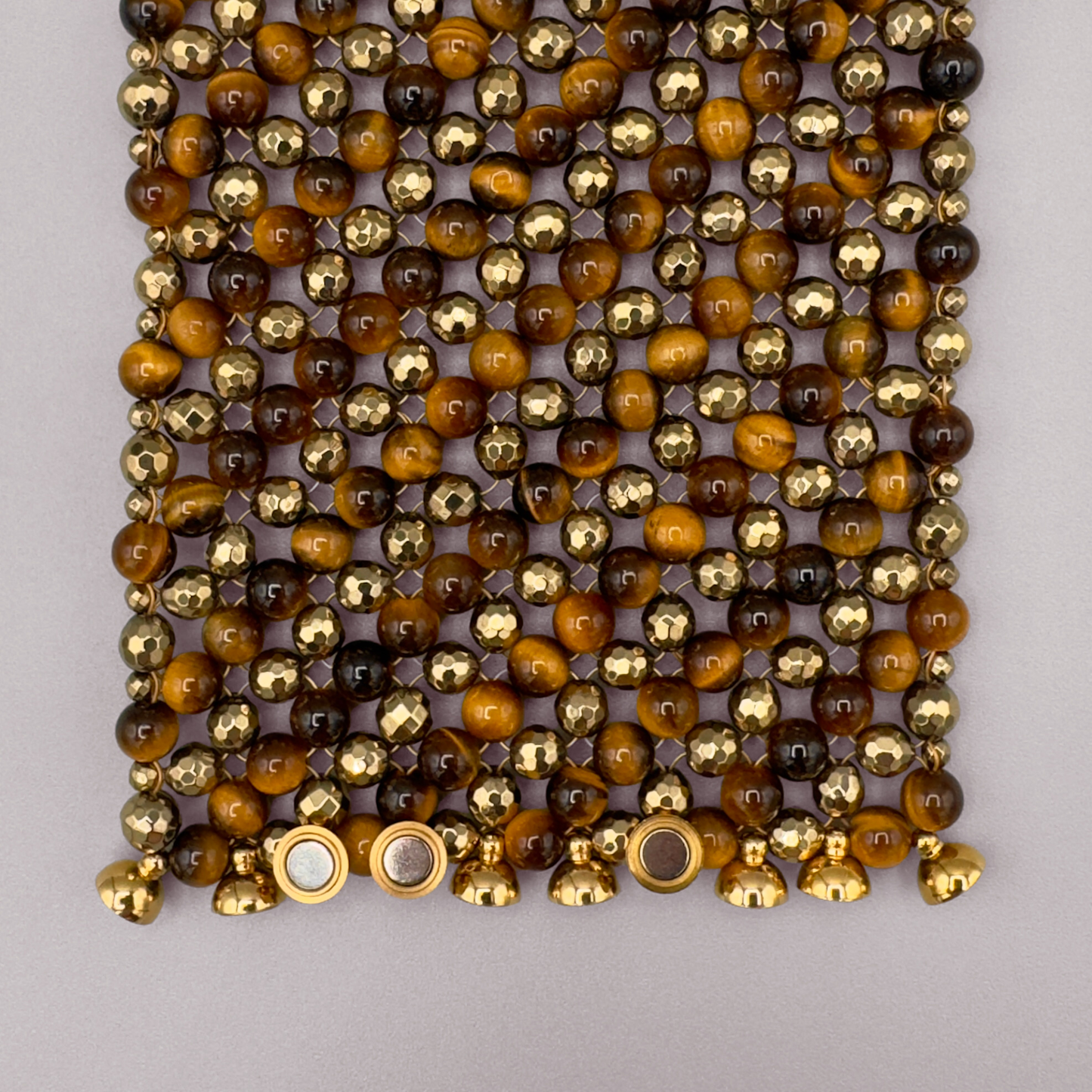 SAHARA S8 Bracelet in Tiger's Eye + Gold