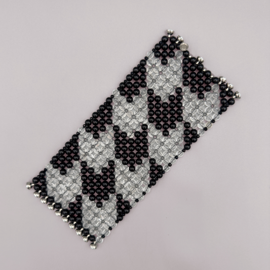 SAHARA S10 Bracelet in Black Onyx + Clear Quartz