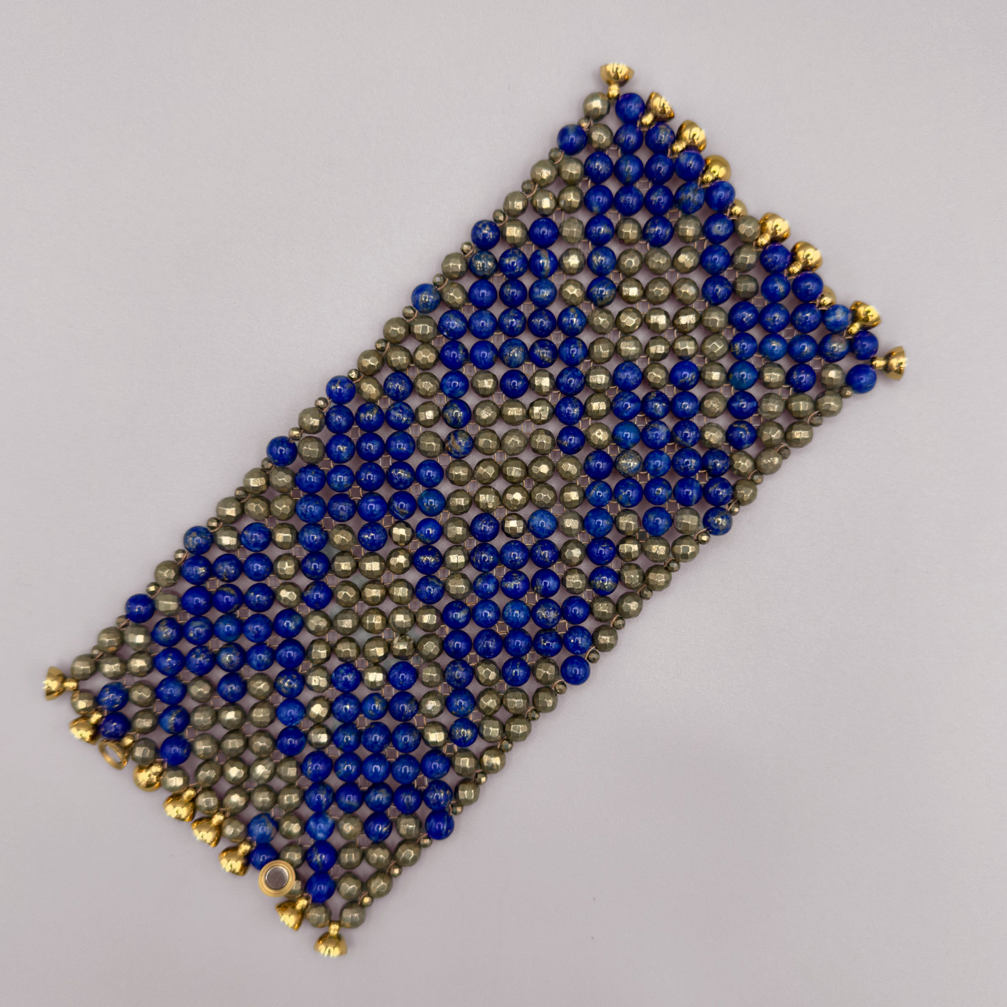 SAHARA S8 Bracelet in Lapis Lazuli + Pyrite