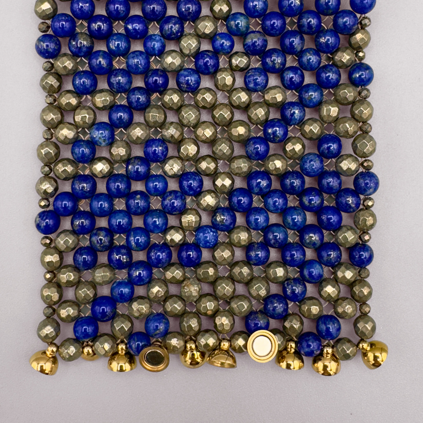 SAHARA S8 Bracelet in Lapis Lazuli + Pyrite
