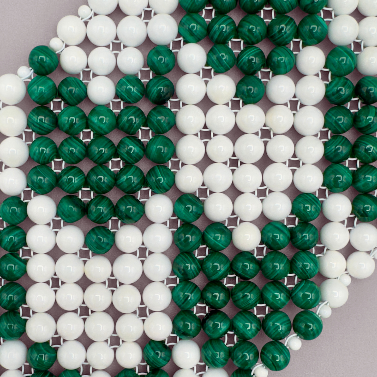 SAHARA S10 Bracelet in Malachite + White Shell