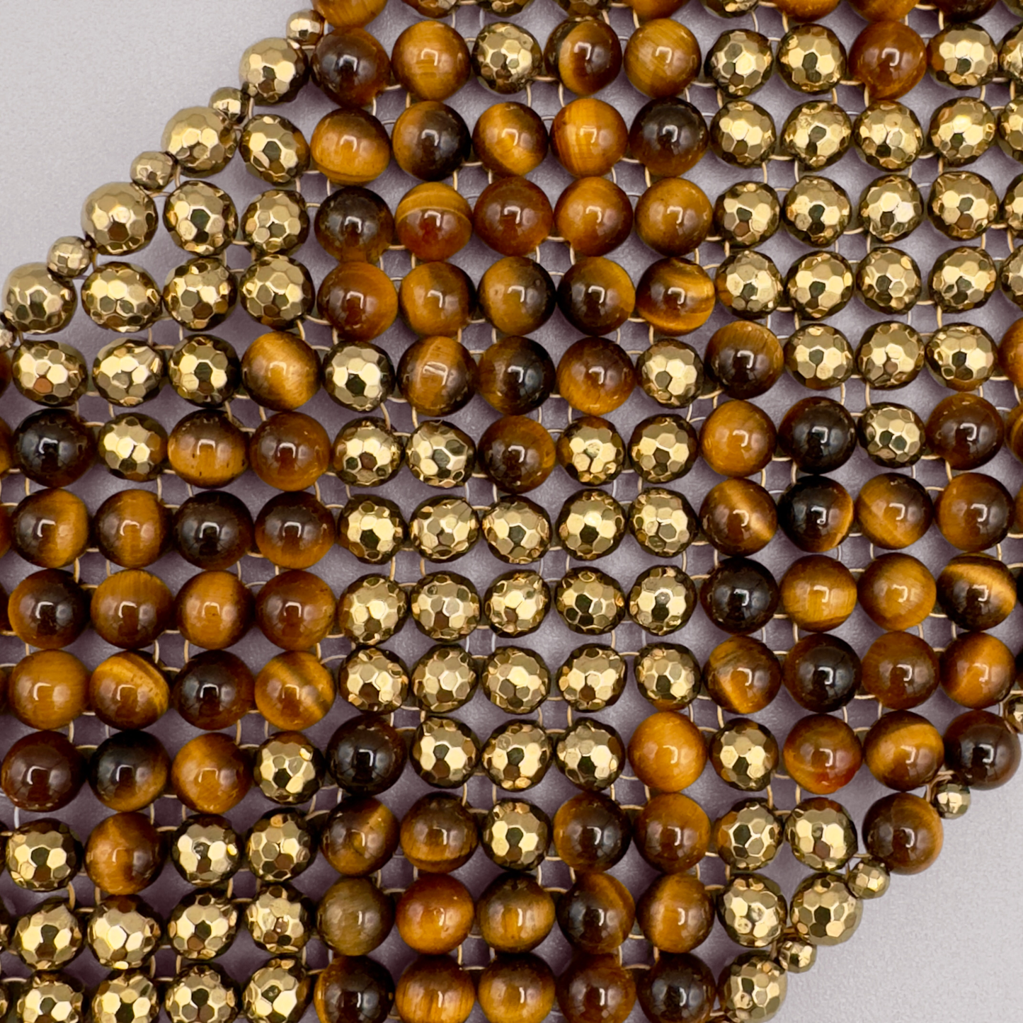 SAHARA S8 Bracelet in Tiger's Eye + Gold