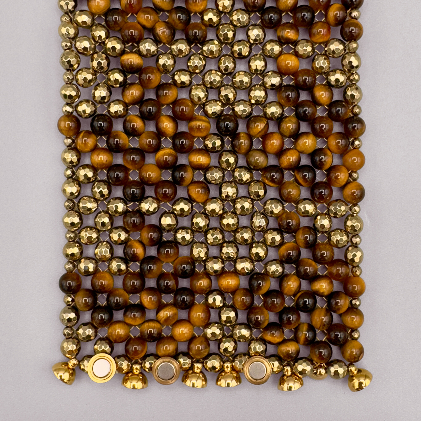 SAHARA S8 Bracelet in Tiger's Eye + Gold