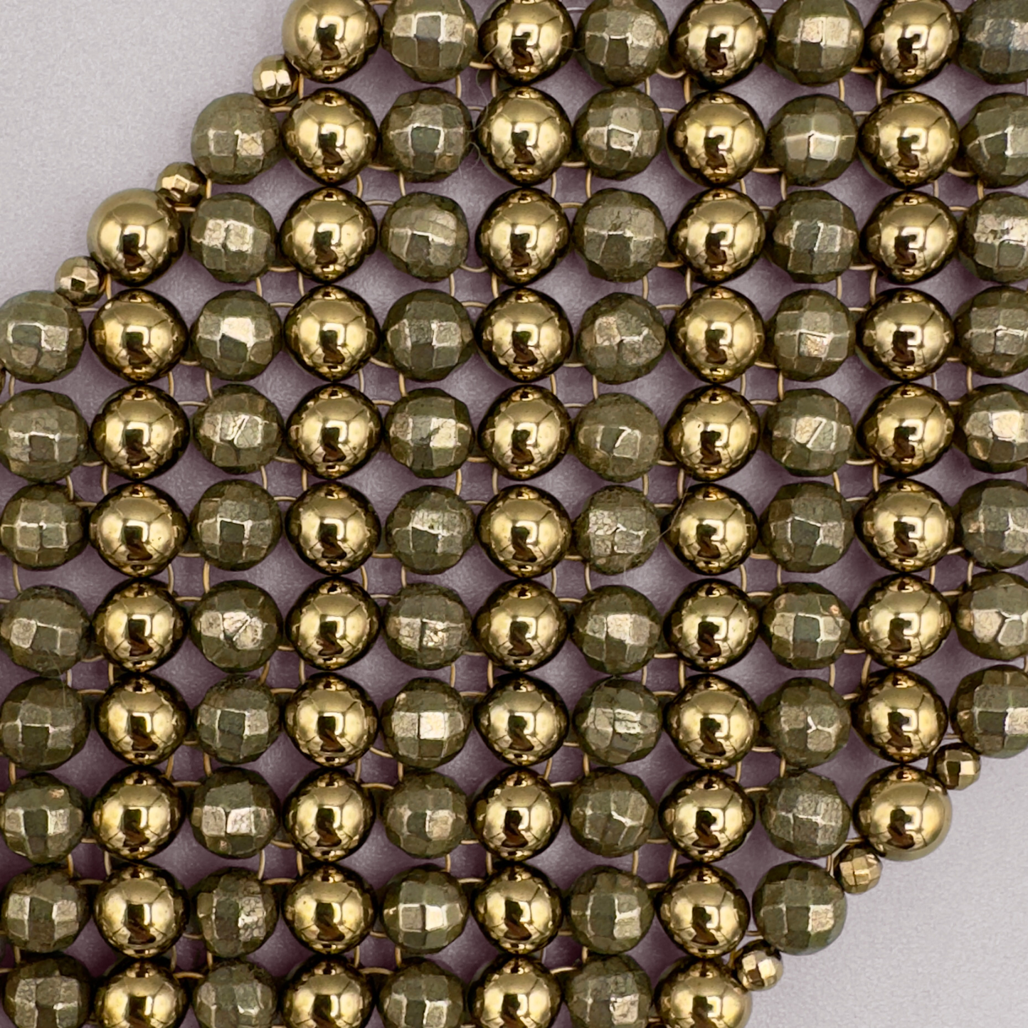 SAHARA S5 Bracelet in Pyrite + Gold