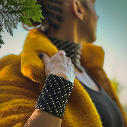SAHARA S10 Bracelet in Black Onyx + Hematite