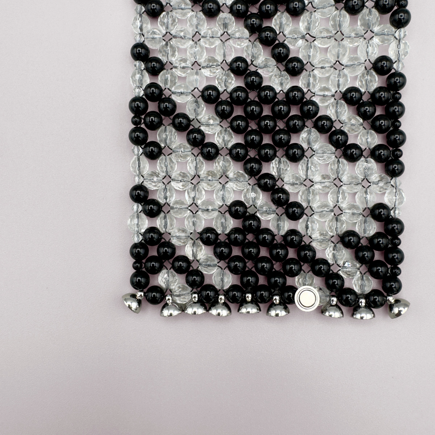 SAHARA S10 Bracelet in Black Onyx + Clear Quartz
