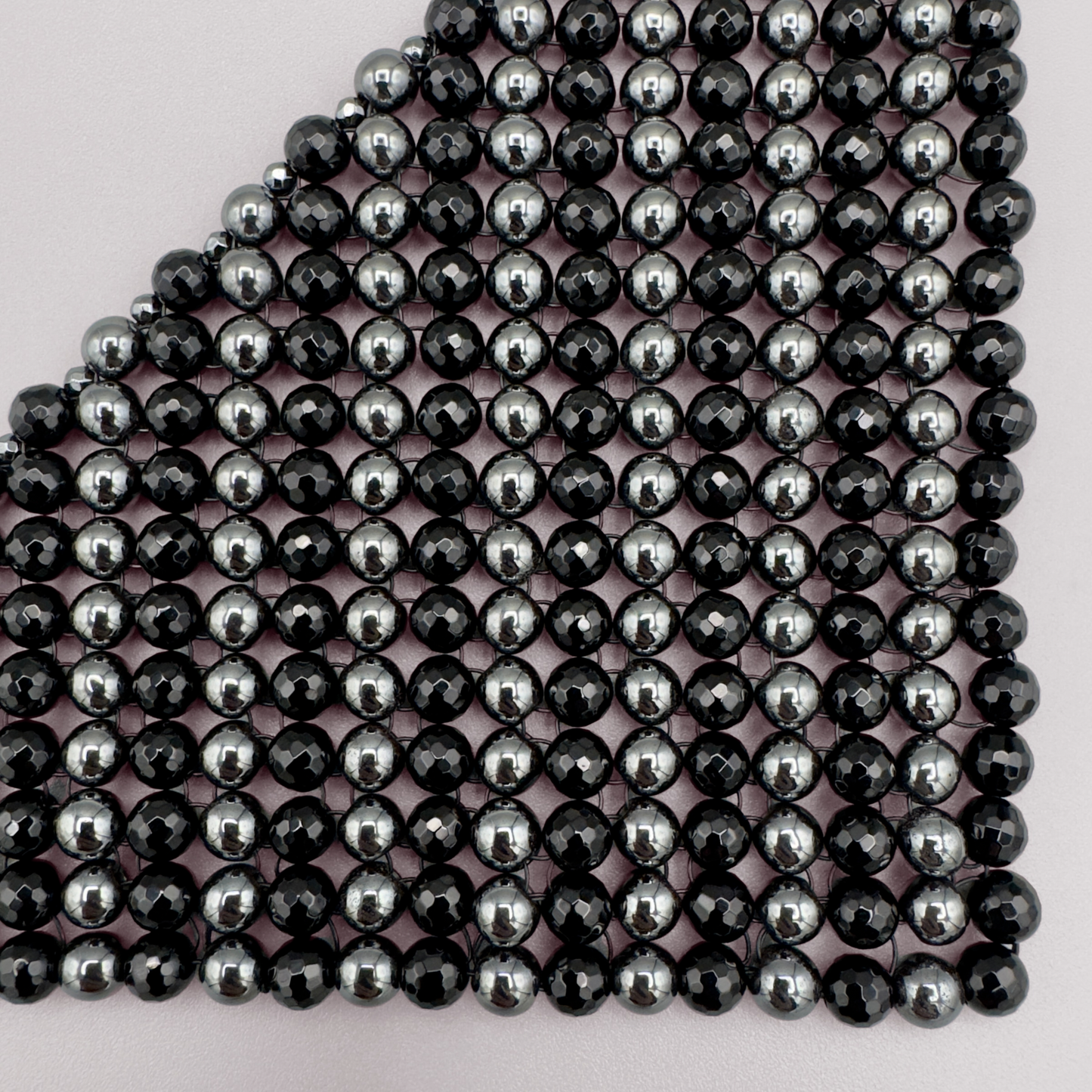 SAHARA S12 Choker in Black Onyx + Hematite