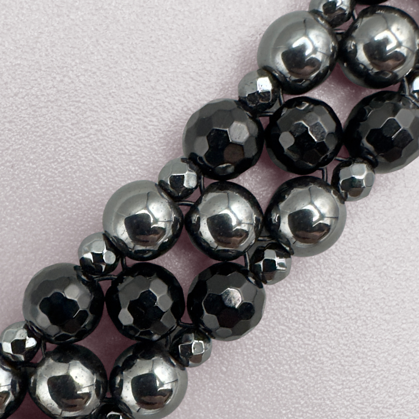 SAHARA S2 Choker in Black Onyx + Hematite