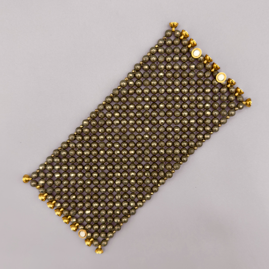 SAHARA S10 Bracelet in pure Pyrite