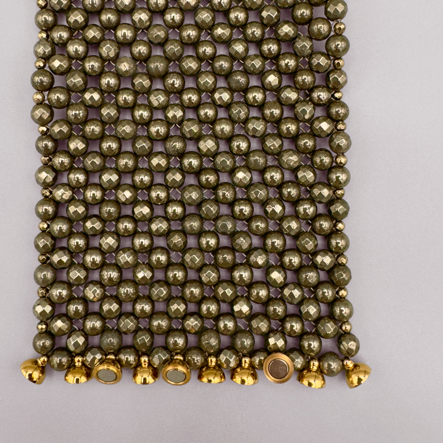 SAHARA S10 Bracelet in pure Pyrite