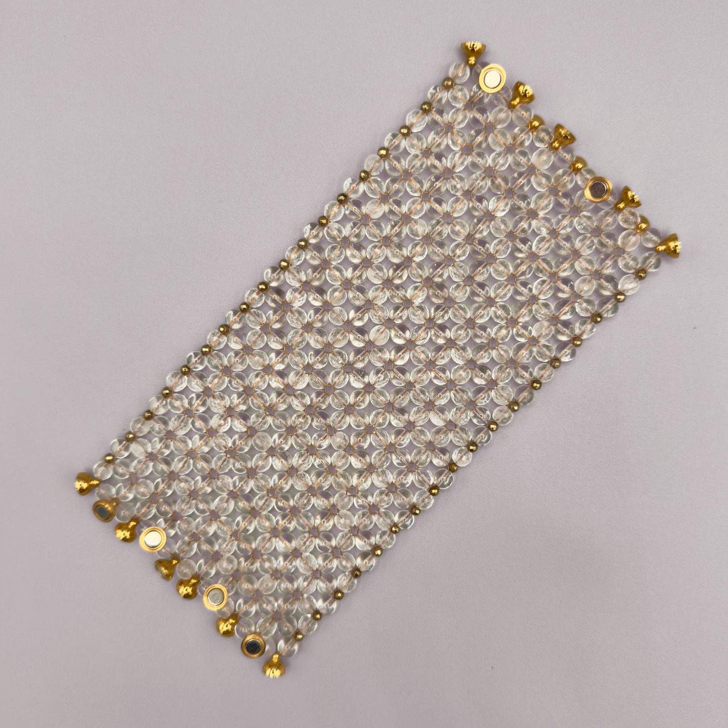 SAHARA S10 Bracelet in pure Clear Quartz