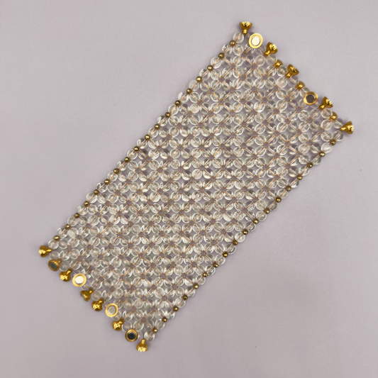 SAHARA S10 Bracelet in pure Clear Quartz