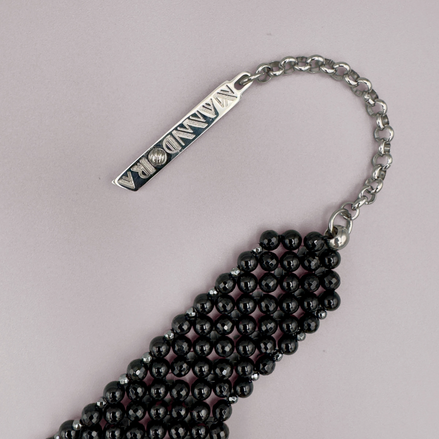 SAHARA S12 Choker in Pure Black Onyx