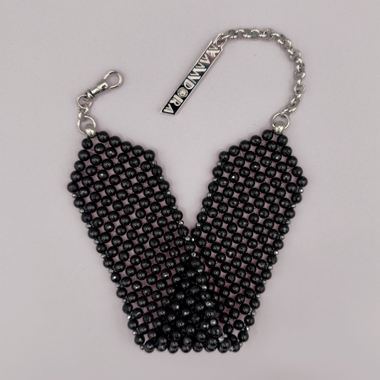 SAHARA S6 Choker in Pure Black Onyx