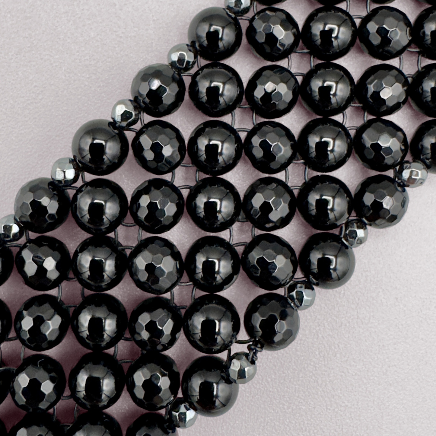 SAHARA S4 Choker in Pure Black Onyx