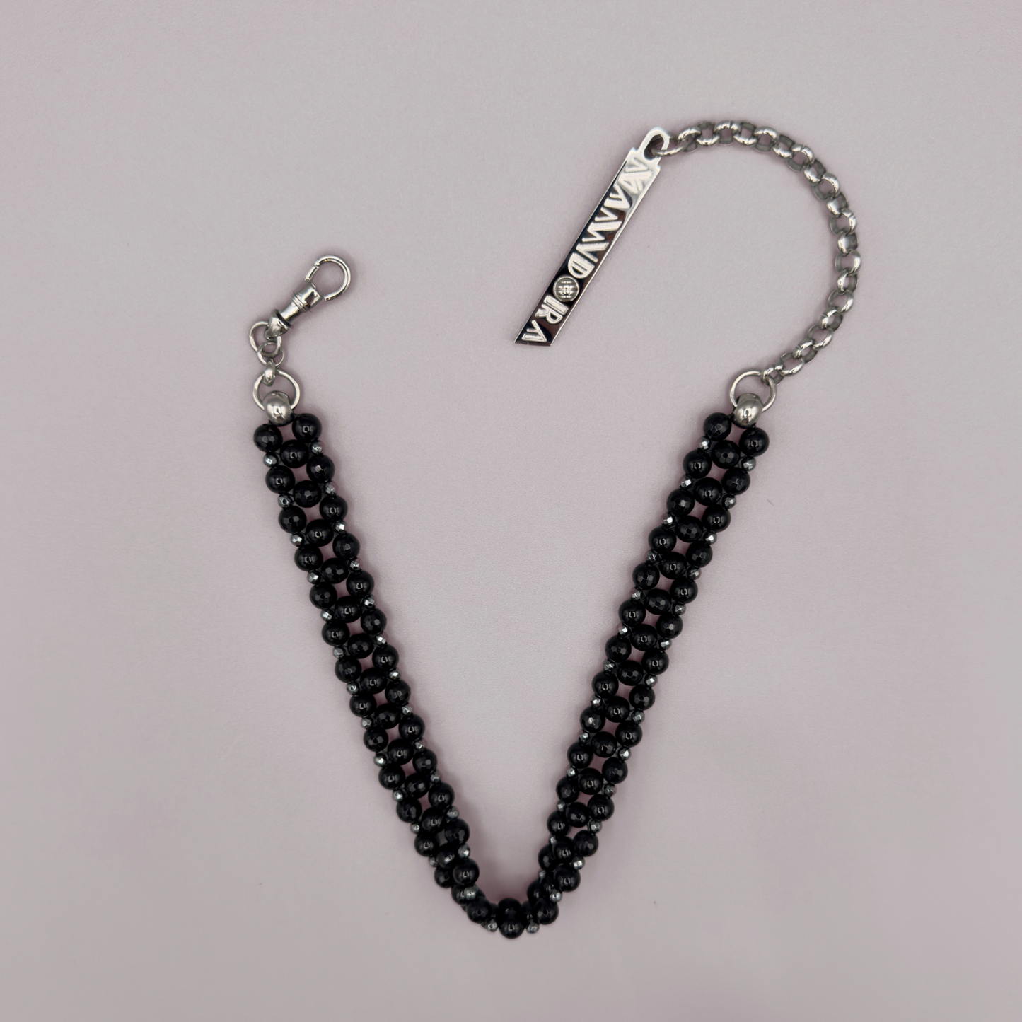SAHARA S2 Choker in Pure Black Onyx